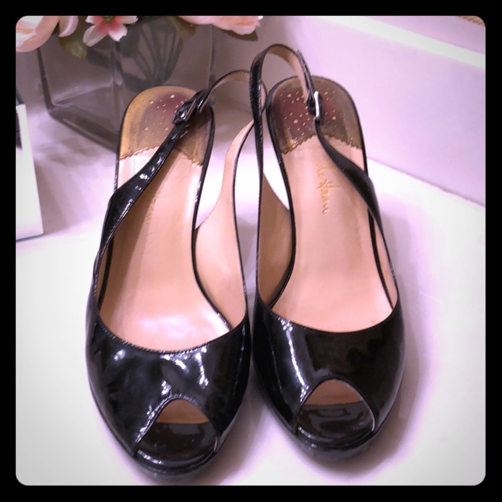COLE HAAN Peep Toe Pumps  sz 8.5
